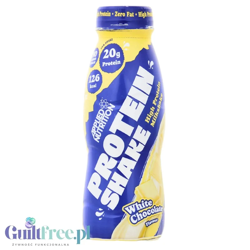 Applied Nutrition Protein Shake White Chocolate 330ml - gotowy szejk proteinowy 20g białka & 126kcal