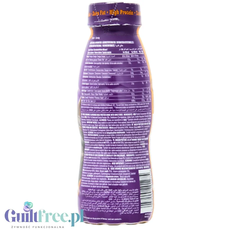 Applied Nutrition Protein Shake Fudge Brownie 330ml - gotowy szejk proteinowy o smaku czekoladowego brownie