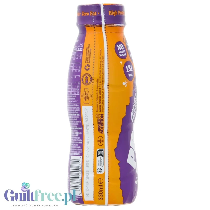Applied Nutrition Protein Shake Fudge Brownie 330ml - gotowy szejk proteinowy o smaku czekoladowego brownie