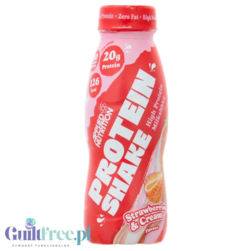 Applied Nutrition Protein Shake Strawberries & Cream 330ml - gotowy szejk proteinowy 20g białka & 126kcal