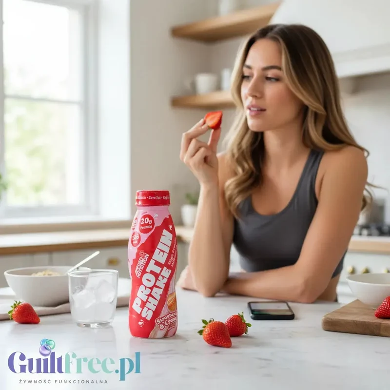 Applied Nutrition Protein Shake Strawberries & Cream 330ml - gotowy szejk proteinowy 20g białka & 126kcal
