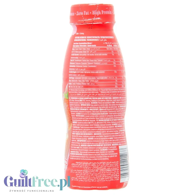 Applied Nutrition Protein Shake Strawberries & Cream 330ml - gotowy szejk proteinowy 20g białka & 126kcal