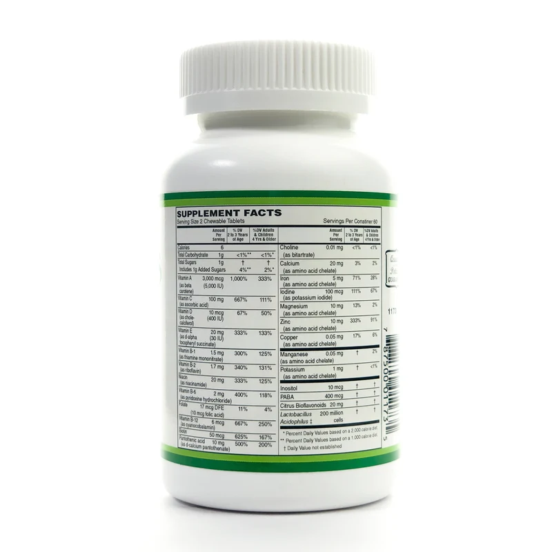 Children's Chew-able Mutlivitamin 120ct