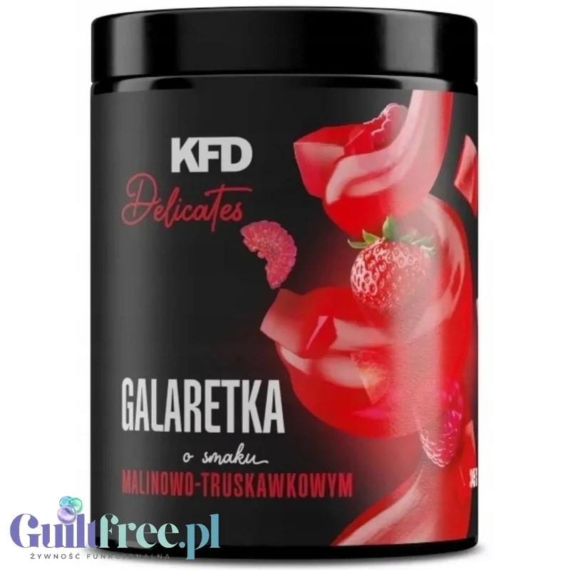 KFD Galaretka Malina & Truskawka, dietetyczna galaretka bez cukru 50 porcji x 18kcal