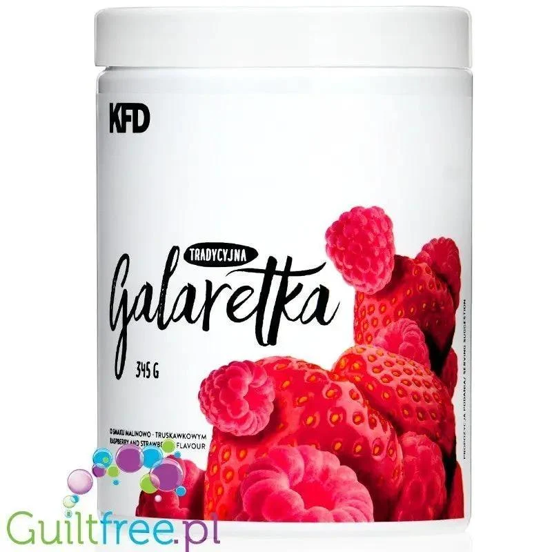 KFD Galaretka Malina & Truskawka, dietetyczna galaretka bez cukru 50 porcji x 18kcal