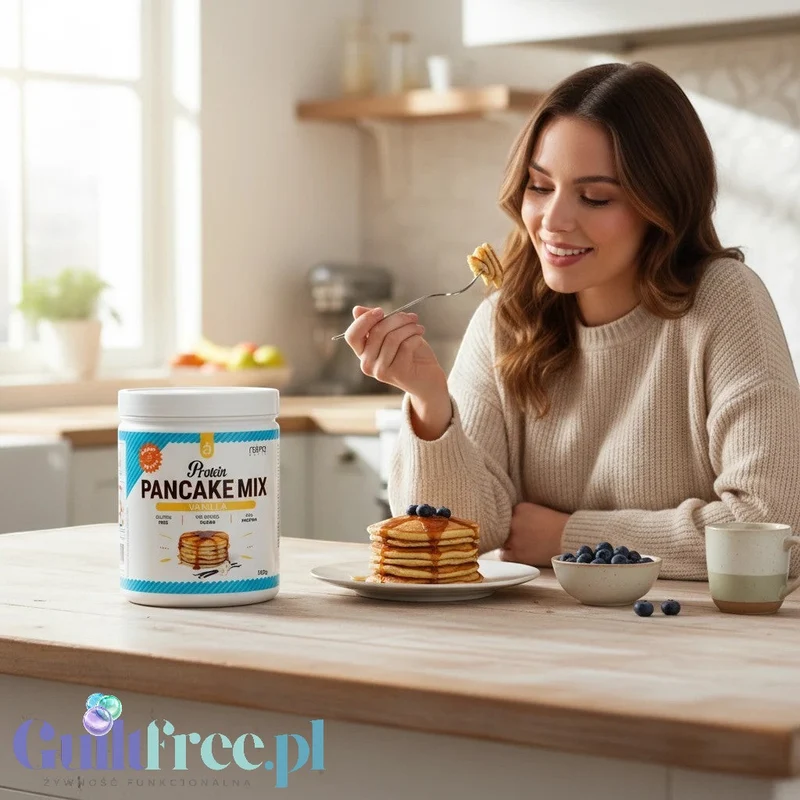 Nano Supps Protein Pancake Mix, Vanilla 500g - bezglutenowe naleśniki proteinowe o smaku waniliowym