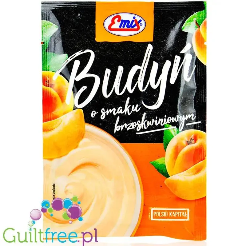 Emix Budyń Brzoskwinia - budyń bez cukru o smaku brzoskwiniowym