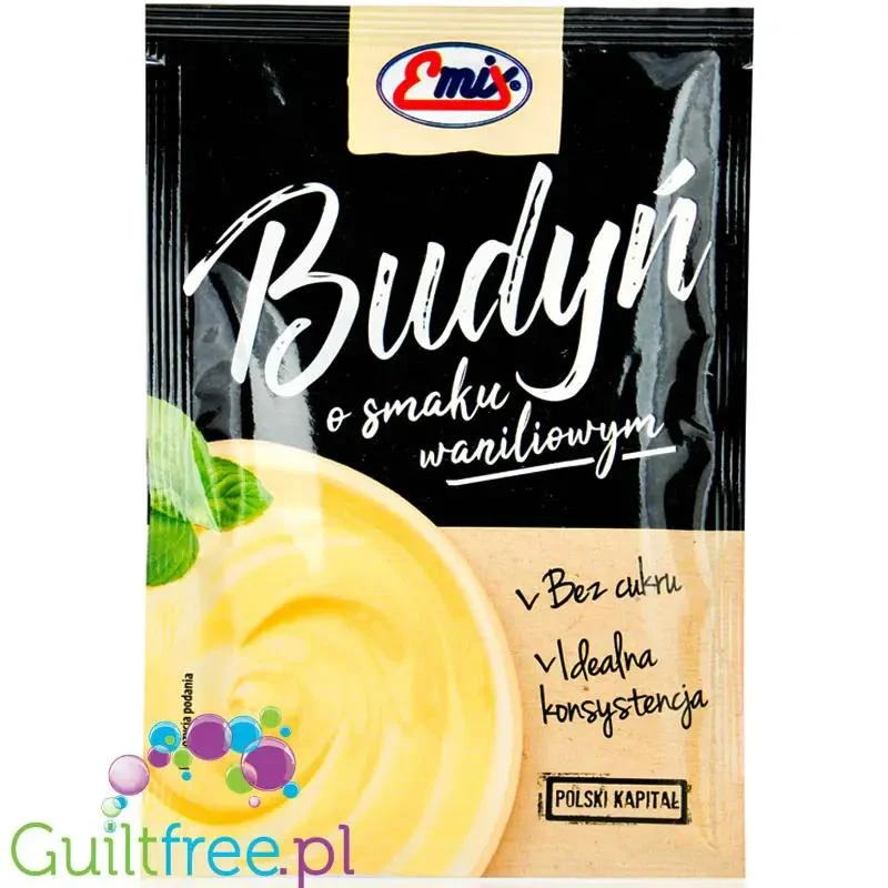 Emix Budyń Wanilia - budyń bez cukru o smaku waniliowym