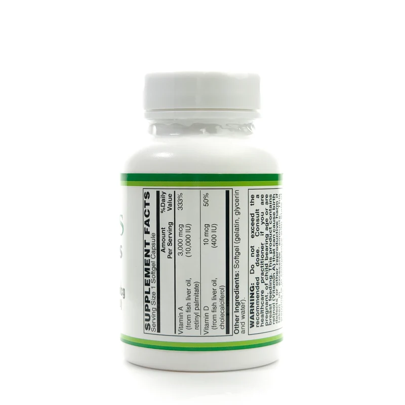 Vitamin A & D 100ct.