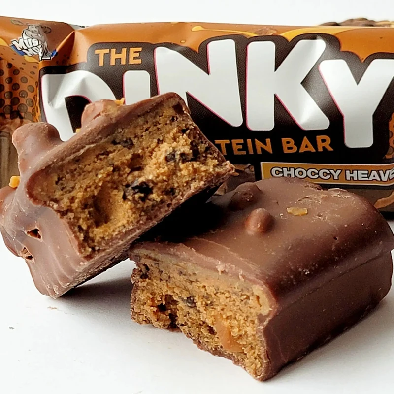 Moose Dinky Bar Choccy Heaven 129kcal & 10g białka, batonik proteinowy w czekoladzie