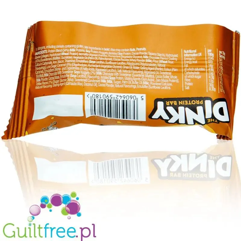 Moose Dinky Bar Choccy Heaven 129kcal & 10g białka, batonik proteinowy w czekoladzie