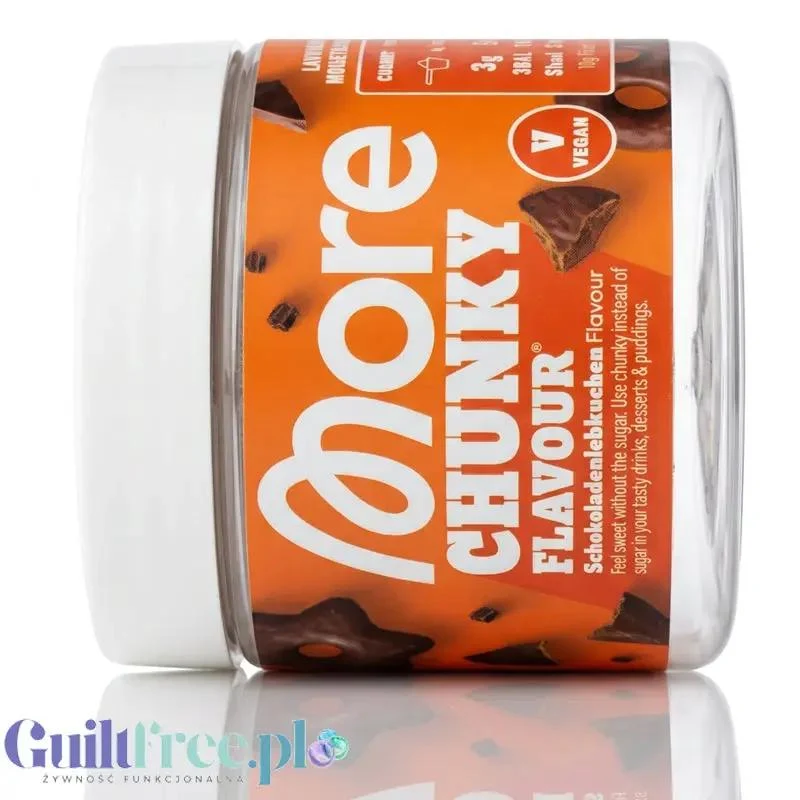 More Nutrition Chunky Flavor Schokoladenlebkuchen 150g - aromat słodzący w proszku o smaku Piernika w Czekoladzie