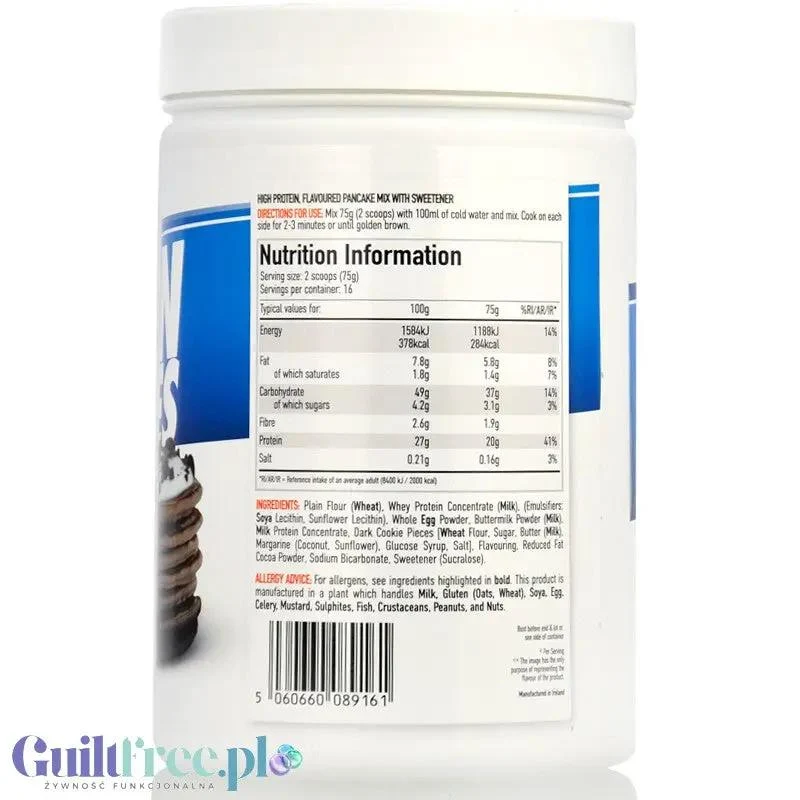 Per4m Protein Pancakes Cookies 'n' Creme 1,2kg - naleśniki proteinowe z kawałkami ciasteczek