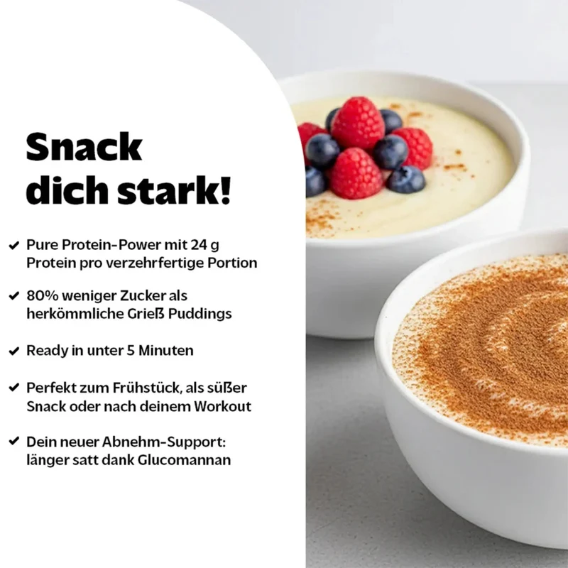 Rocka Nutrition Protein Griesspudding Original - proteinowa kasza manna bez cukru