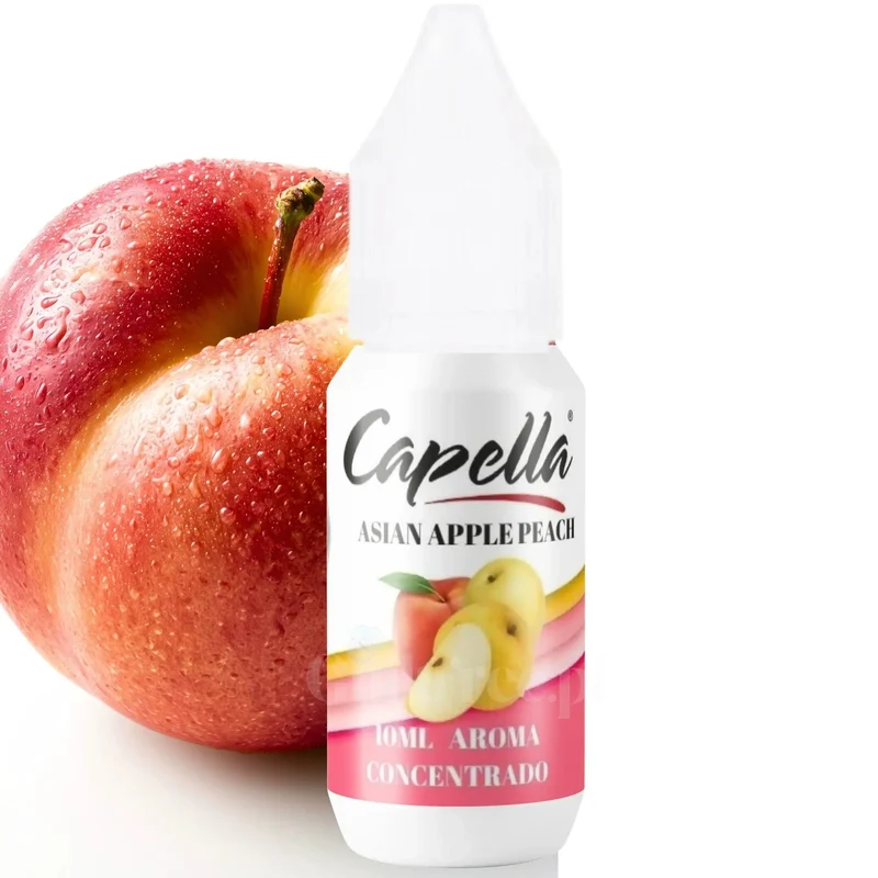 Capella Asian Apple Peach - aromat bez cukru i bez tłuszczu