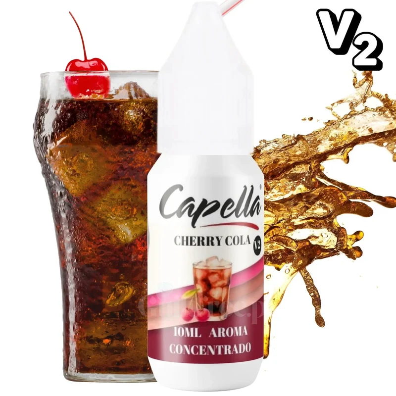 Capella Cherry Cola V2 - skoncentrowany aromat spożywczy bez cukru i bez tłuszczu