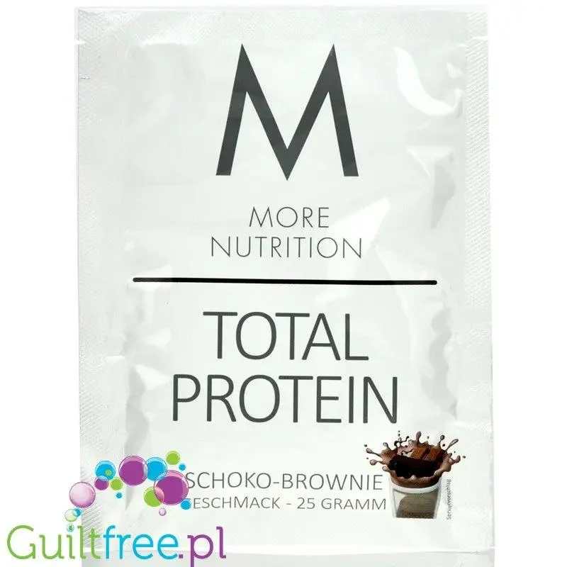 More Nutrition Total Protein Schoko Brownie - kazeina, gęste białko, smak Brownie Czekoladowe