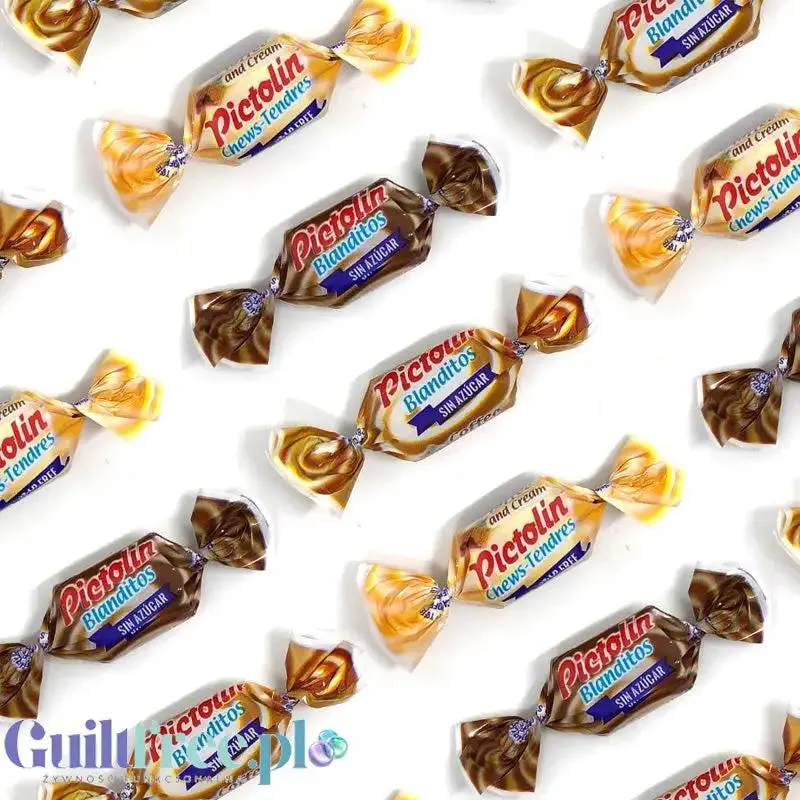 Pictolin Blanditos Chews-Tendres 1kg - miękkie ciągutki krówki toffee bez cukru w 3 smakach