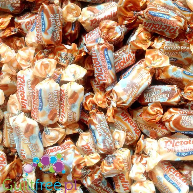 Pictolin Blanditos Chews-Tendres 1kg - miękkie ciągutki krówki toffee bez cukru w 3 smakach