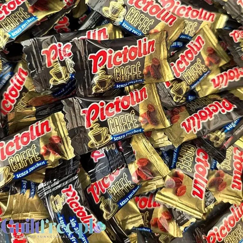 Pictolin crème café sans sucre 1kg - mocno kawowe cukierki bez cukru, duże opakowanie
