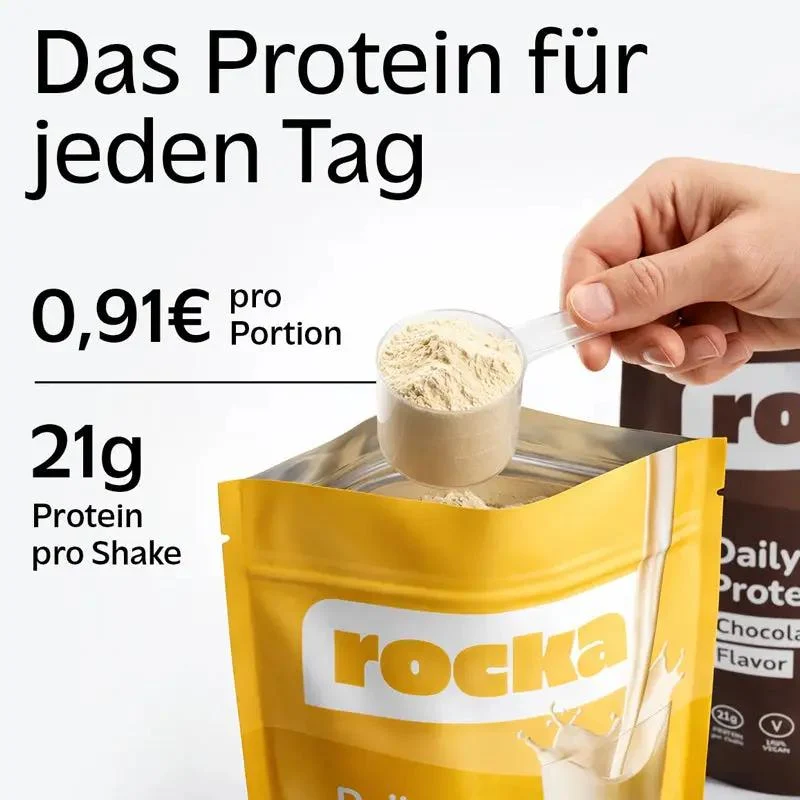 Rocka Nutrition Pro Protein Cinnamon 750g - wegańska odżywka białkowa, smak Płatki Cynamonowe