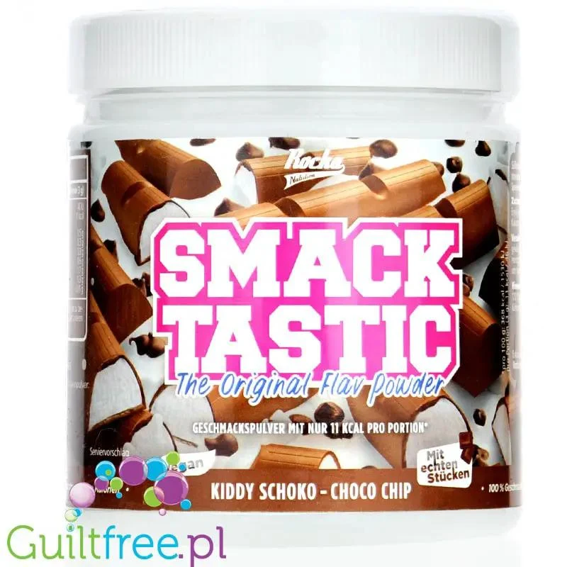 Rocka Nutrition Smacktastic Kiddy Schoko Choco Chip 250g - słodzący aromat mlecznej czekolady w proszku