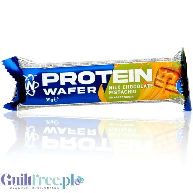 Applied Nutrition Protein Wafer Milk Chocolate Pistachio - wafelek proteinowy z kremem pistacjowym w czekoladzie