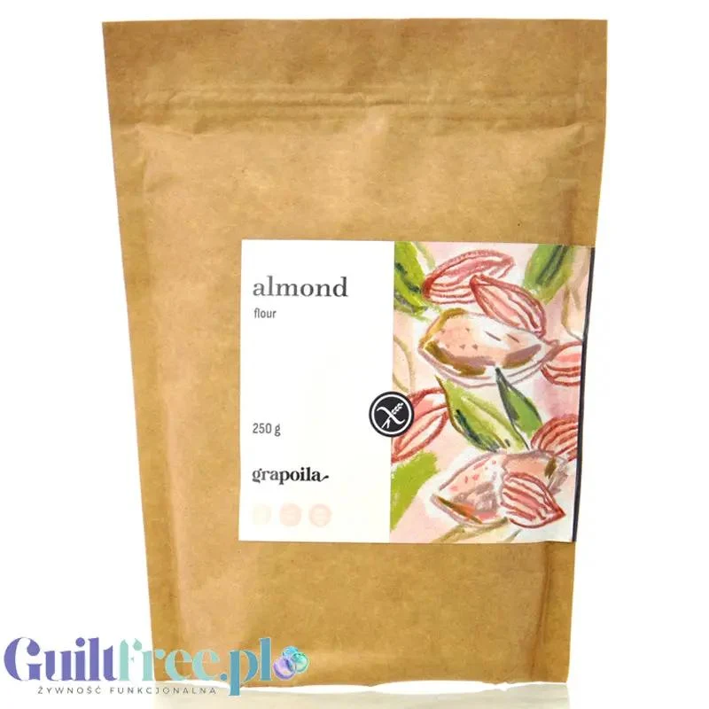 Grapoila Almond raw - bezglutenowa surowa mąka migdałowa