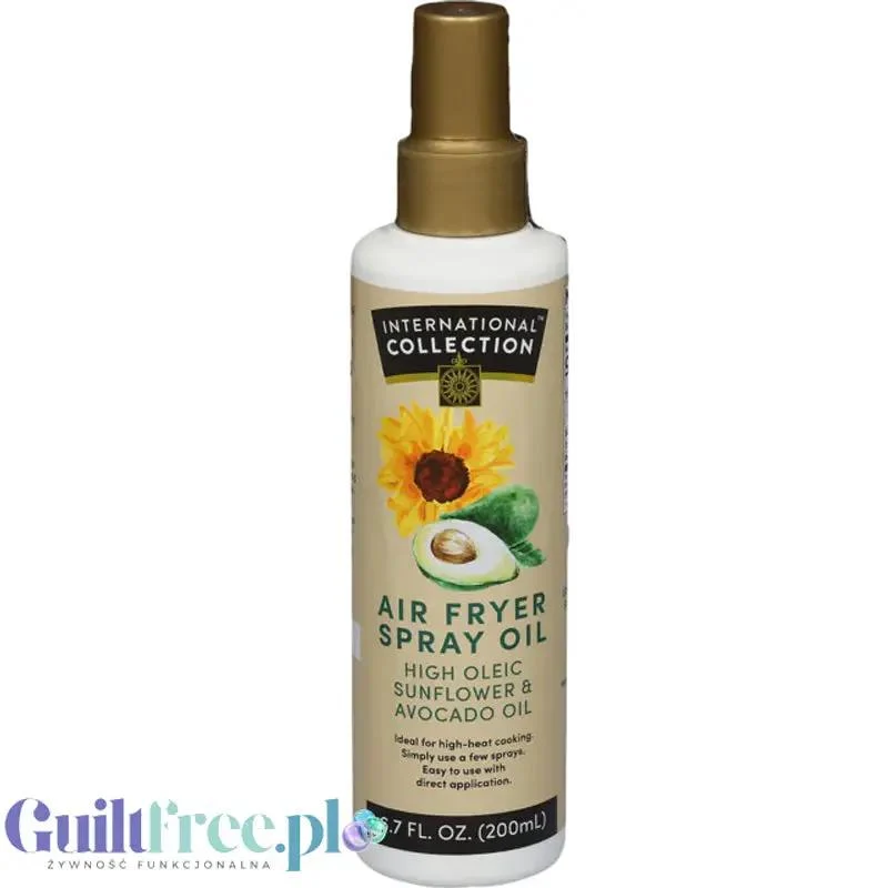 International Collection Air Fryer Spray Oil Sunflower & Avocado - spray do smażenia i pieczenia w wysokich temperaturach
