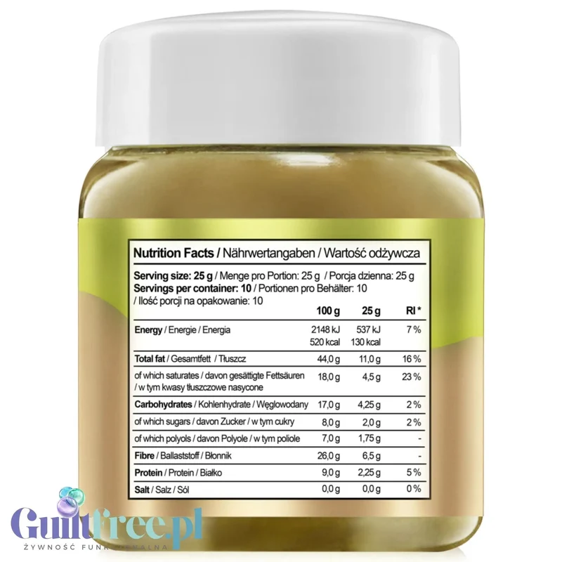 BeKeto Keto Krem™ Pistachio Queen Królowa Pistacja - krem pistacjowy z matcha bez dodatku cukru