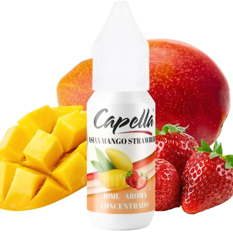 Capella Asian Mango Strawberry - aromat bez cukru i bez tłuszczu