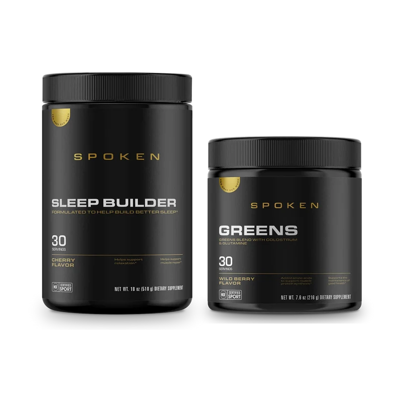 Spoken Sleep Builder + Greens Pack