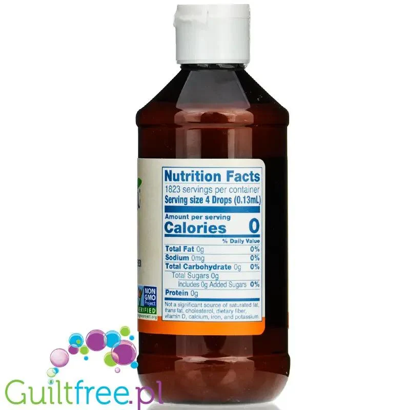 NOW Better Stevia Original - organiczny słodzik ze stewią bez gliceryny 237ml