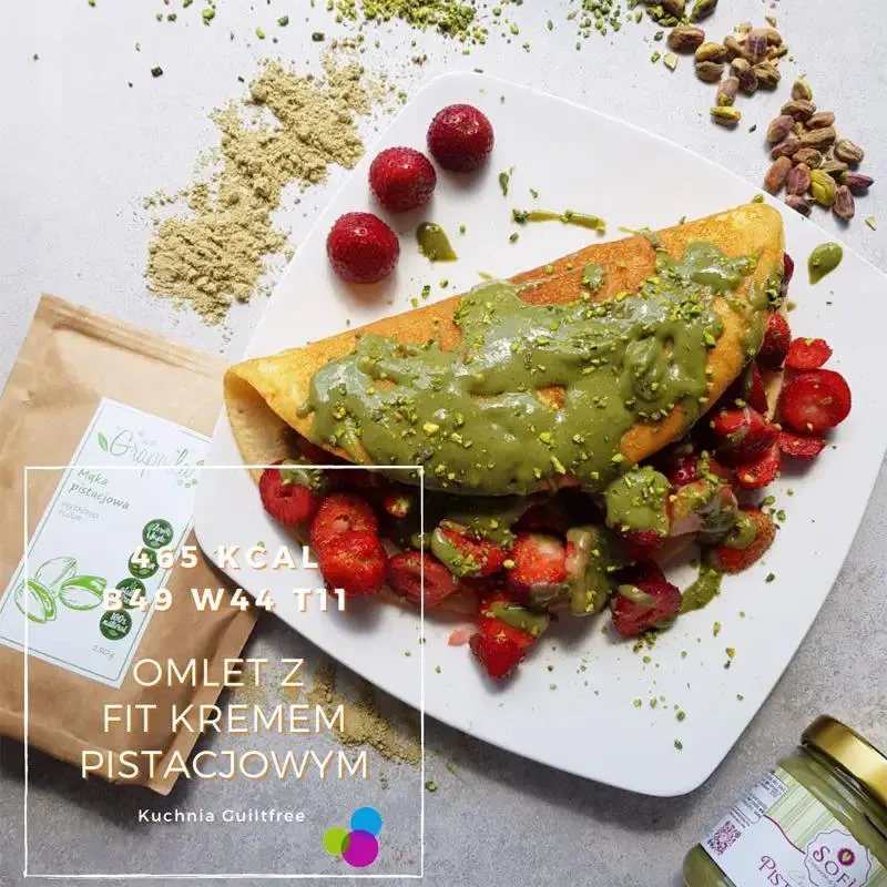 Grapoila Pistachio Flour - odtłuszczona mąka pistacjowa, 33% białka & 35% błonnika