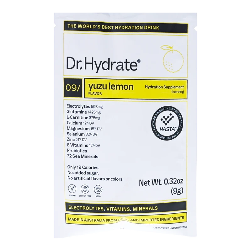 Dr. Hydrate Electrolytes, Vitamins, Minerals
