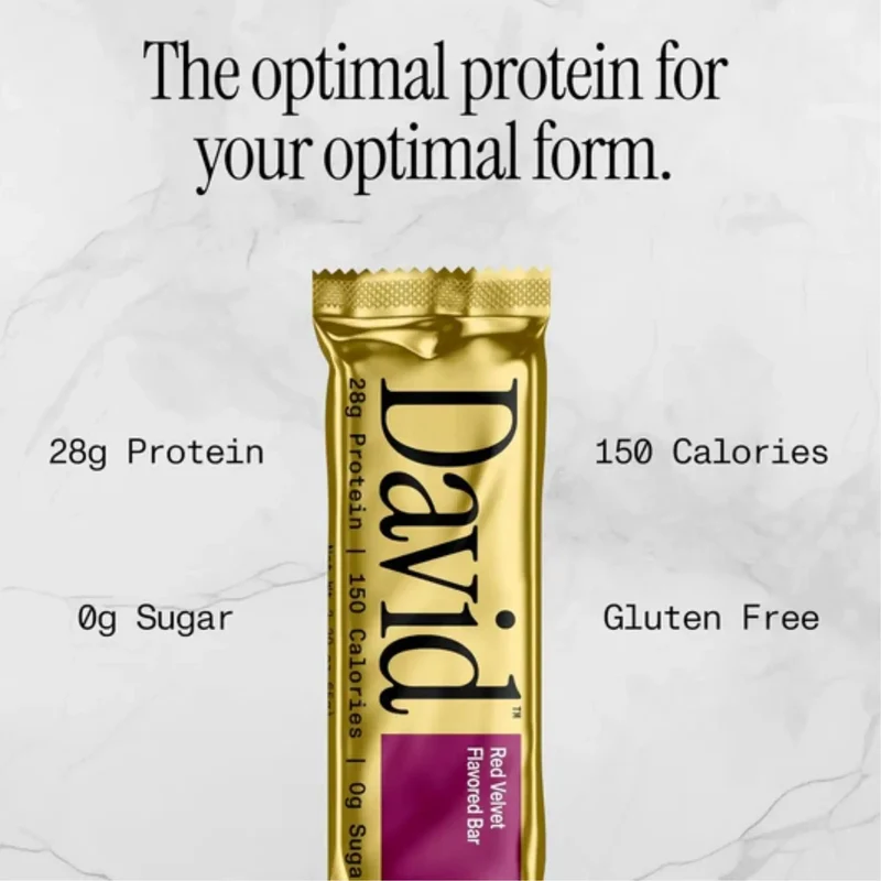 David Protein Bar Red Velvet 62g