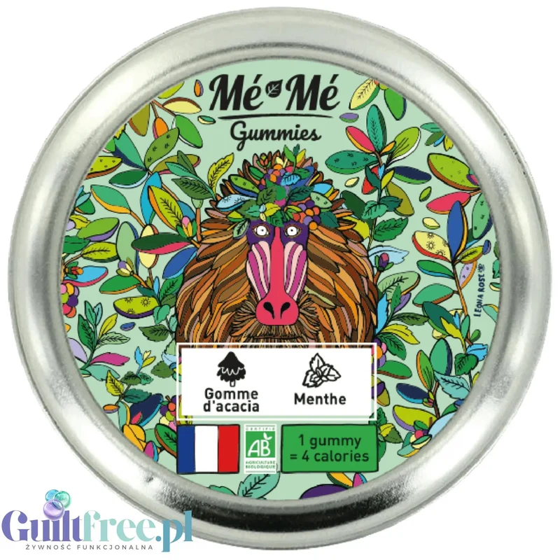 Me-Me Gummies, Gomme d'acacia Menthe
