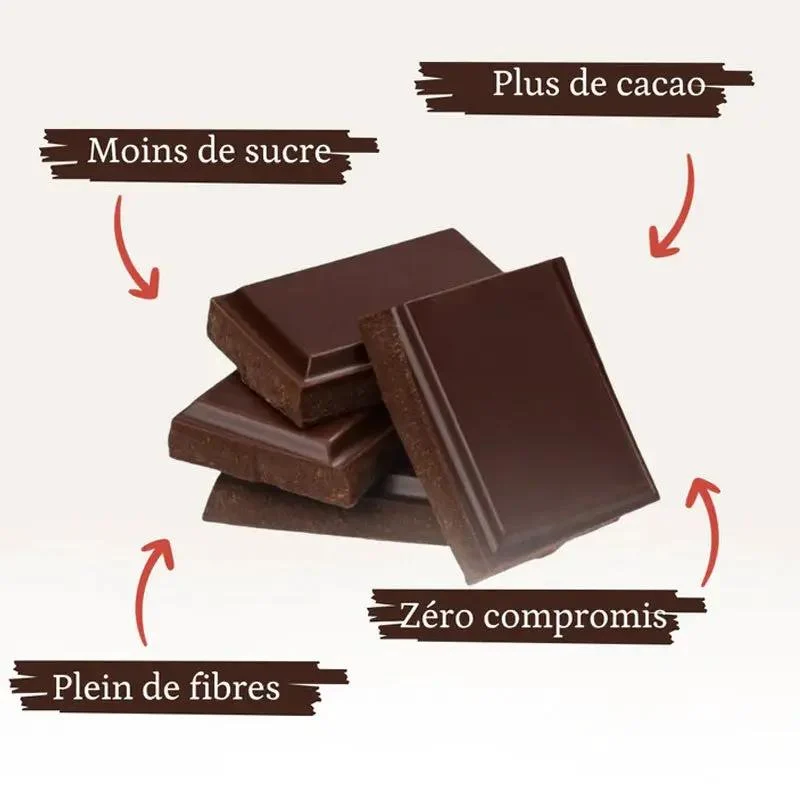 Elsy Chocolat Noir - ciemna czekolada błonnikowa bez maltitolu, tylko 5g cukru