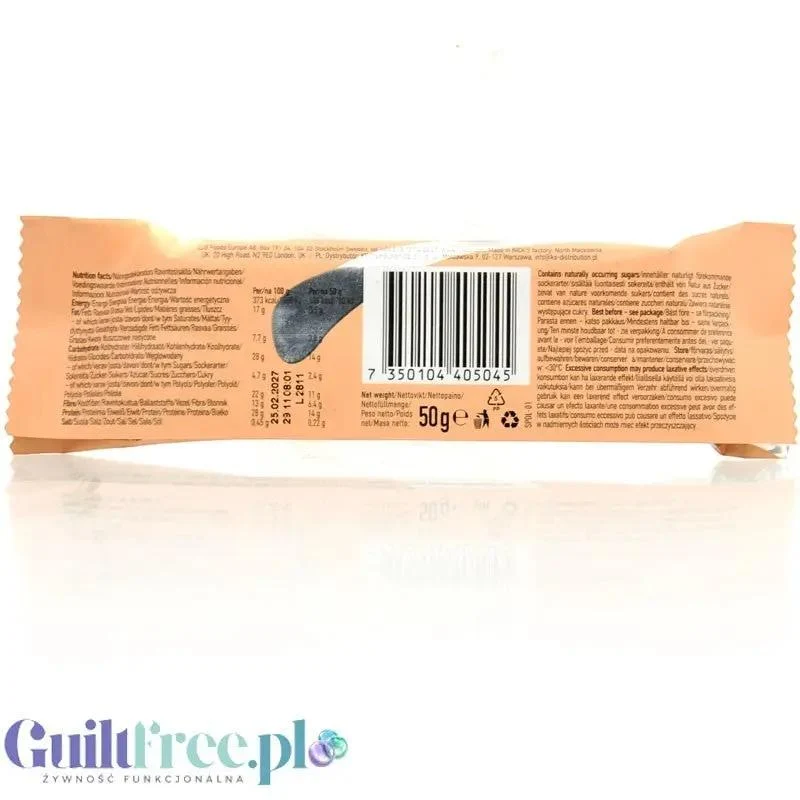 N!ck's Nicks Dulce de Leche Protein Bar - baton białkowy bez dodatku cukru z masą toffee i polewą karmelową