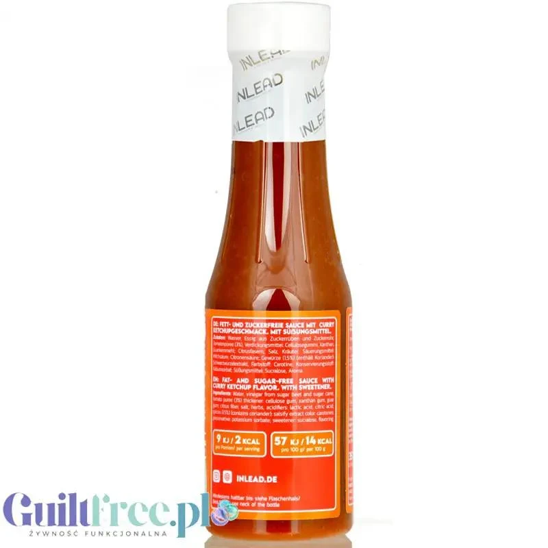 Inlead Classic Sauce Curry Ketchup - sos keczupowy curry bez cukru i bez tłuszczu tylko 14kcal