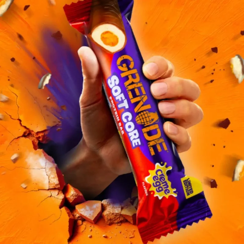 Grenade Soft Core Creme Egg - niezwykle mięciutki baton proteinowy, edycja limitowana UK tylko 172kcal