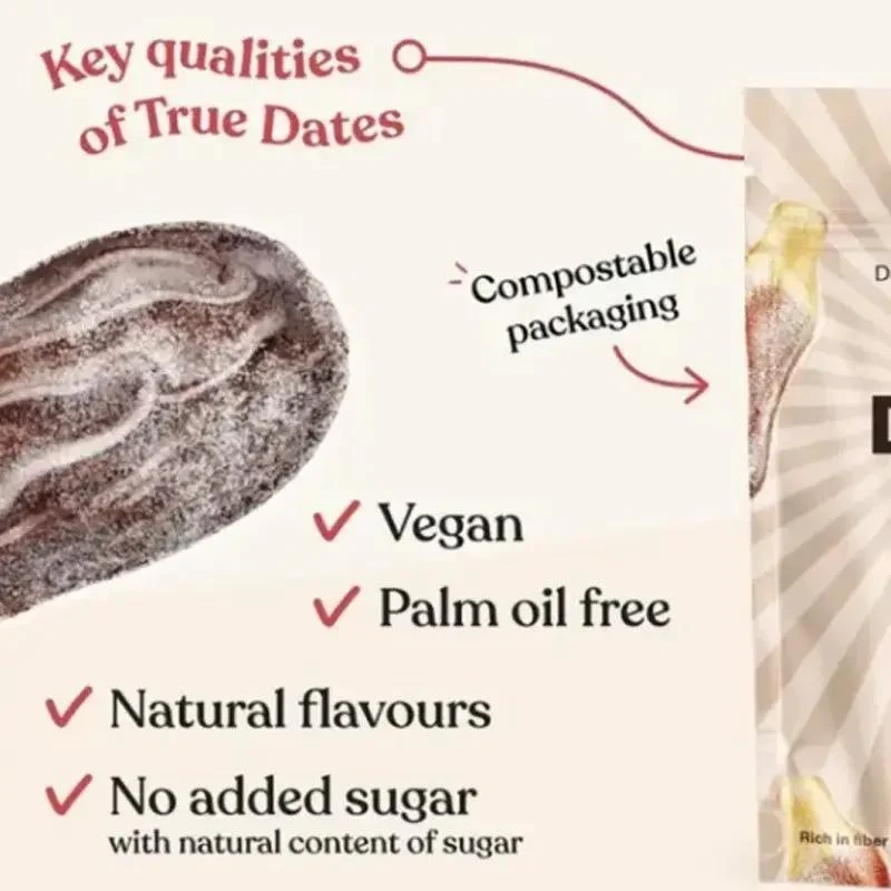 True Dates Creamy Peanut Butter - daktyle nadziewane masłem orzechowym bez dodatku cukru