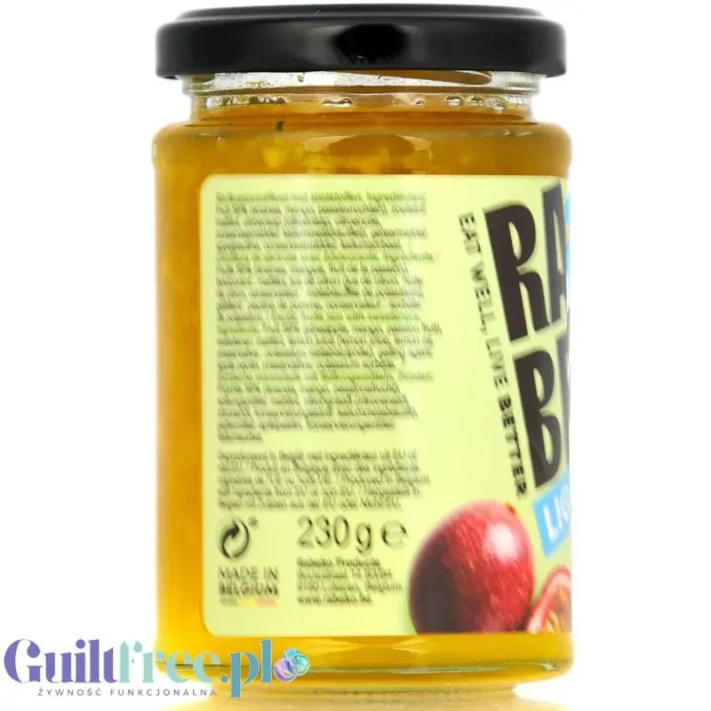 Rabeko Jam Light Exotic Fruits - niskosłodzony dżem z owoców tropikalnych 89% mniej cukru