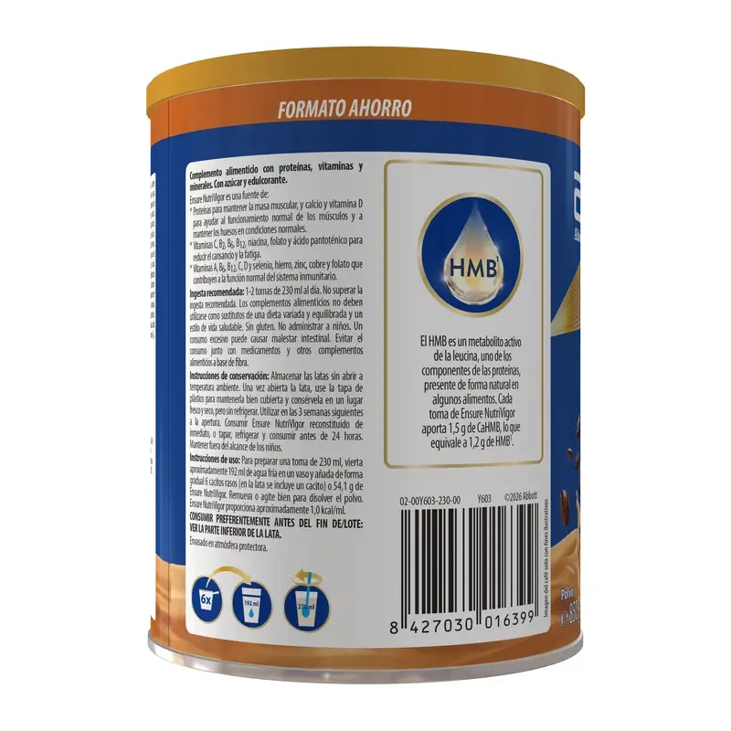 Ensure Nutrivigor Coffee Flavour, 850 grams
