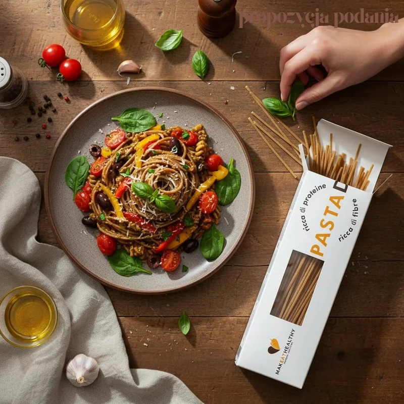 MakeatHealthy High Protein Spaghetti 0,5KG - włoski makaron proteinowy niskowęglowodanowy