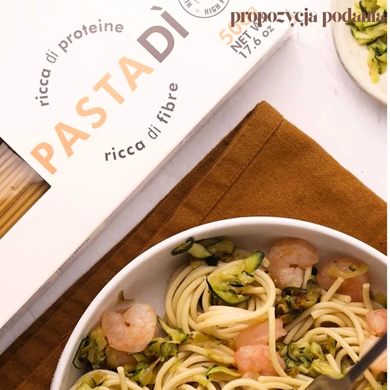 MakeatHealthy High Protein Spaghetti 0,5KG - włoski makaron proteinowy niskowęglowodanowy