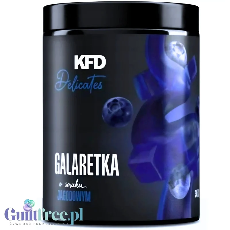 KFD Dietetyczna Galaretka Jagodowa, 50 porcji x 18kcal