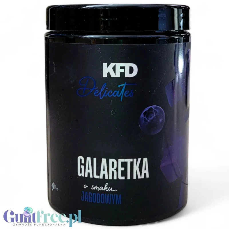 KFD Dietetyczna Galaretka Jagodowa, 50 porcji x 18kcal