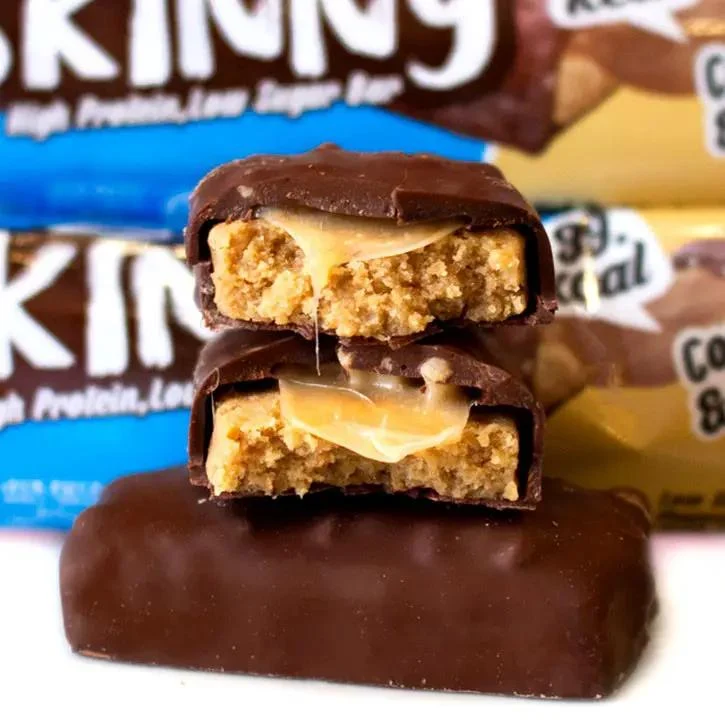 Skinny Food Duo Bar Cookies & Cream - wegański bezglutenowy baton białkowy 2 x 99kcal