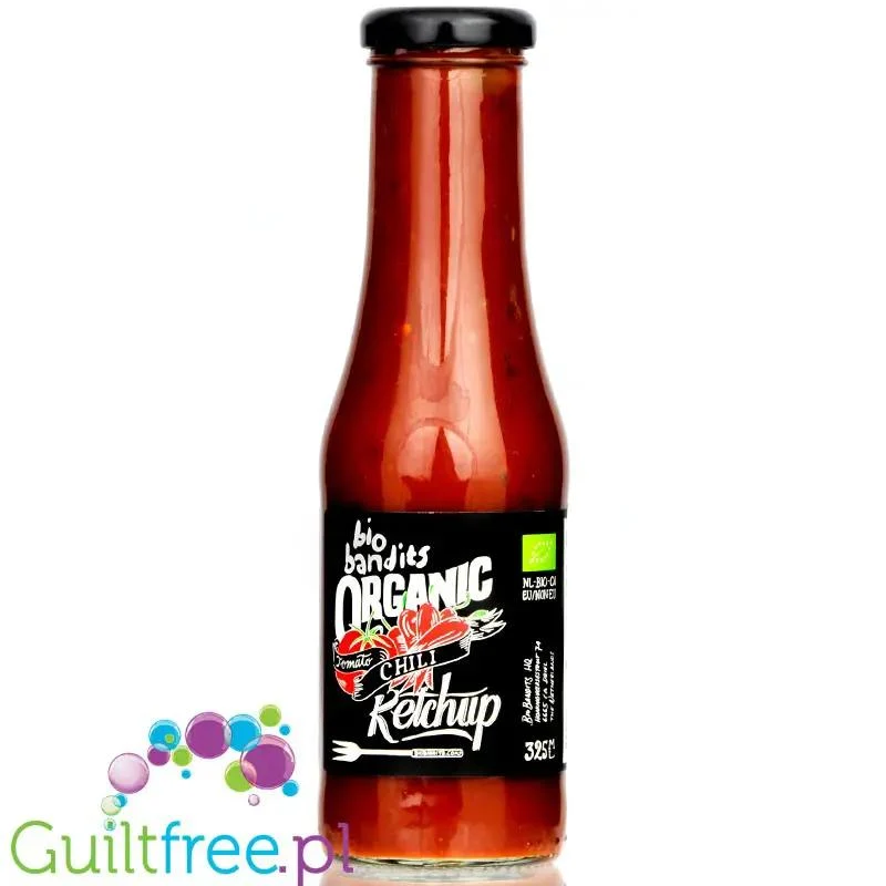 Bio Bandits Organic Chilli Ketchup - pikantny keczup z syropem z agawy